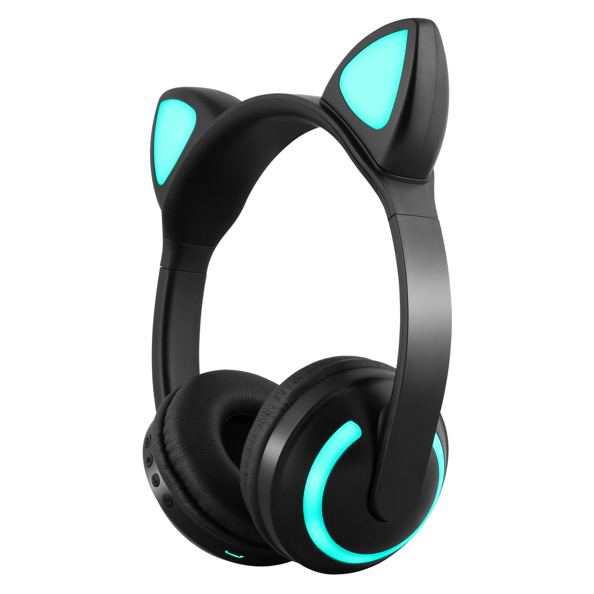 Wireless Bluetooth Stereo Cute Animal Ear Design Headphones Flashing ...