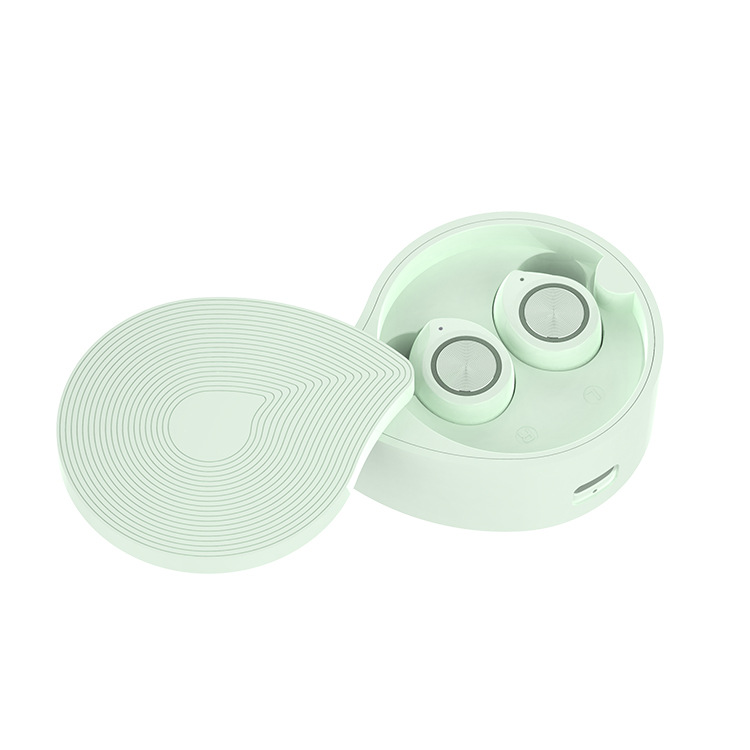 TW70 Earphones Bluetooth 5.0 TWS Wireless Headphones Bluetooth Earphone HIFI Stereo Sports Headphones Handsfree Gaming Headset green