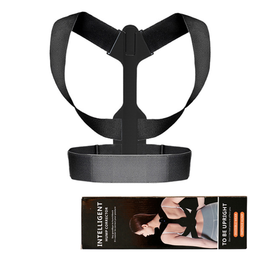 Back Brace Posture Corrector For Women And Men, Adjustable Intelligent Induction Correction Belt, Pain Relief From Lumbar, Neck, Shoulder, And Back no vibration J-7000 English manual