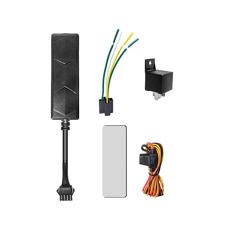 4G GPS Tracker For Vehicles, DC9-90V Wide Voltage, Dual Antenna, High-Precision Satellite Positioning, Real-time Anti-Theft GPS Tracking Device, For Person Location 4 wire + relay