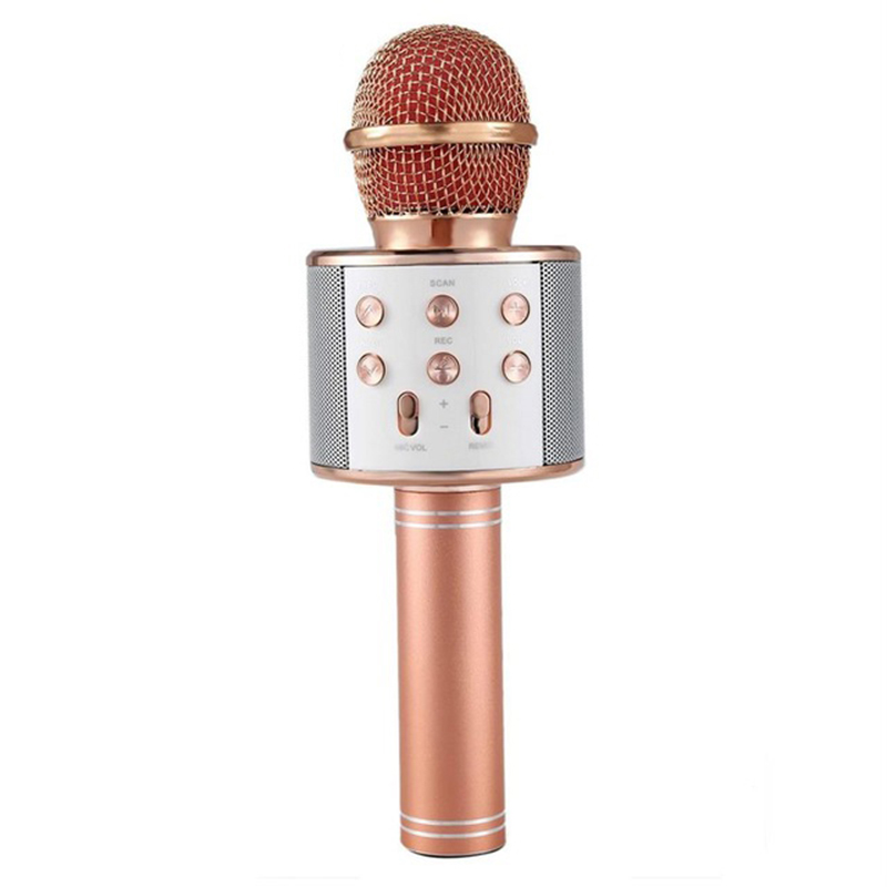 Bluetooth Wireless Microphone Handheld Karaoke Mic USB KTV Player ...