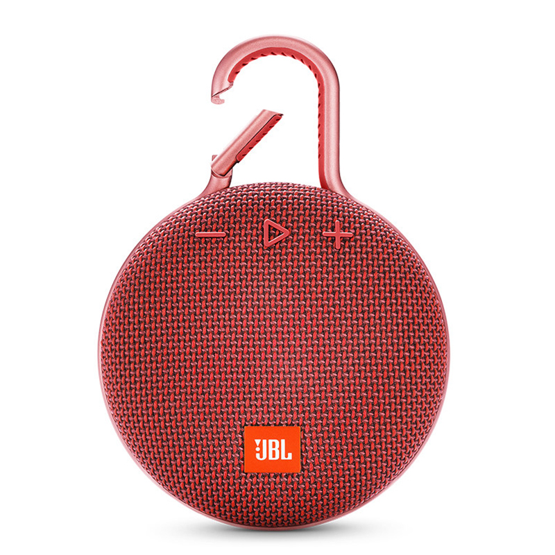 JBL Clip3 Speaker Wireless Portable Bluetooth Streaming IPX7 Waterproof 1000mAh Rechargeable Mini Portable Loudspeaker red