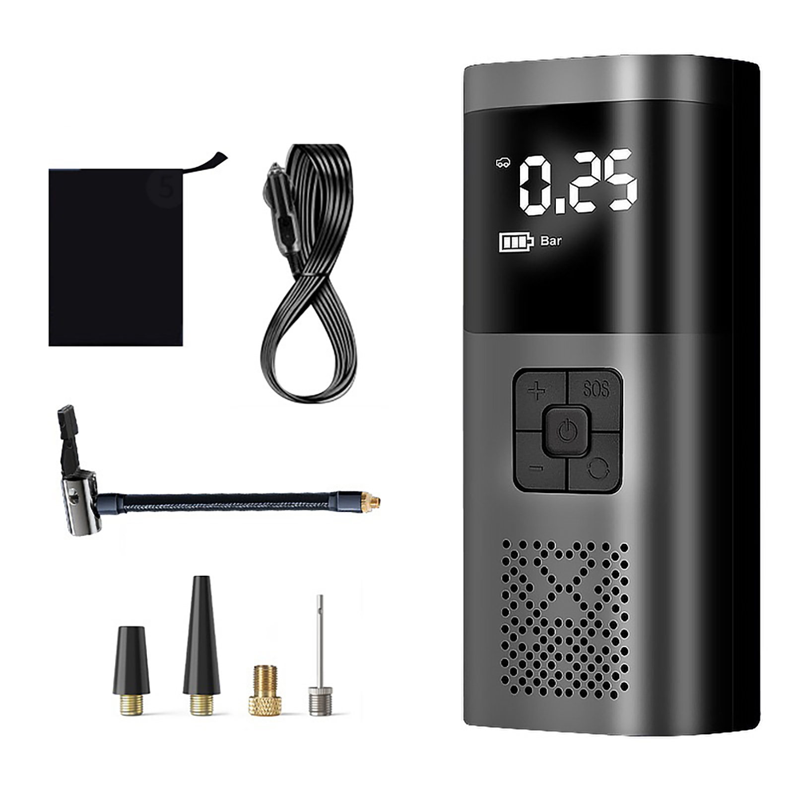 150psi Car Digital Electric Tire Inflator Portable LCD Car Air Pump Compressor