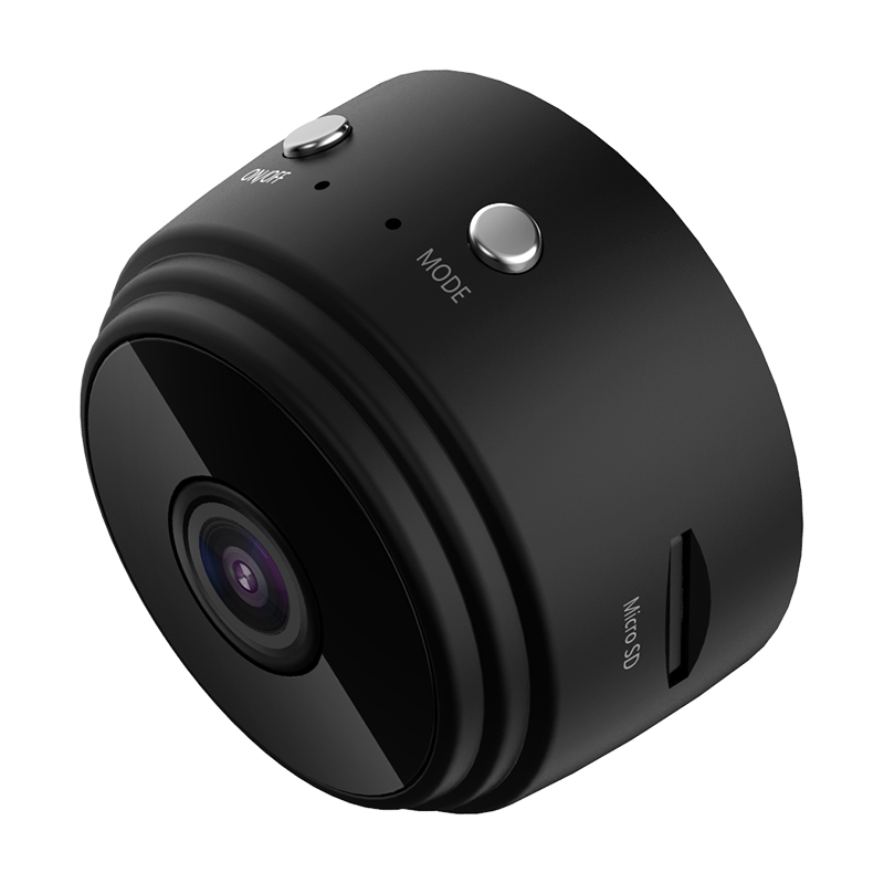 A9 Night  Vision  Camera Mini Wireless 360° Rotation Motion Night  Vision  Camcorder black