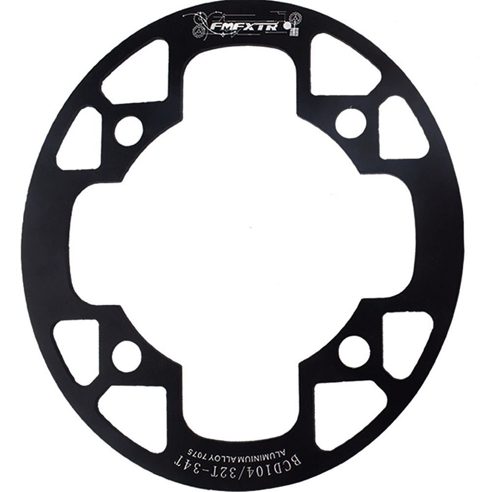 MTB Bike Chainring Protection Cover 32T/34T 36T/38T/40T/42T Bicycle Sprocket Crankset Guard Chainwheel Protector 104bcd oval guard plate 32-34T black