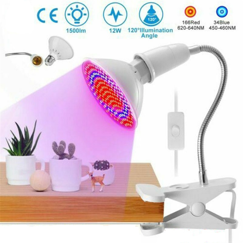 Led Grow Light Energy Saving Growing Lamp Promoting Plant Growth For Indoor Plants Hydroponics Plant light + EU clip