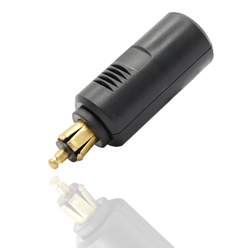 12V Car Motorcycle Power Plug European Plug Cigarette Lighter Adapter black_C3824