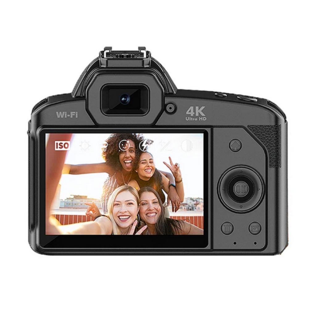 D5 Video Camera 4k Recording Camera Digital Shoot Camera with 16x Zoom Dual Lens