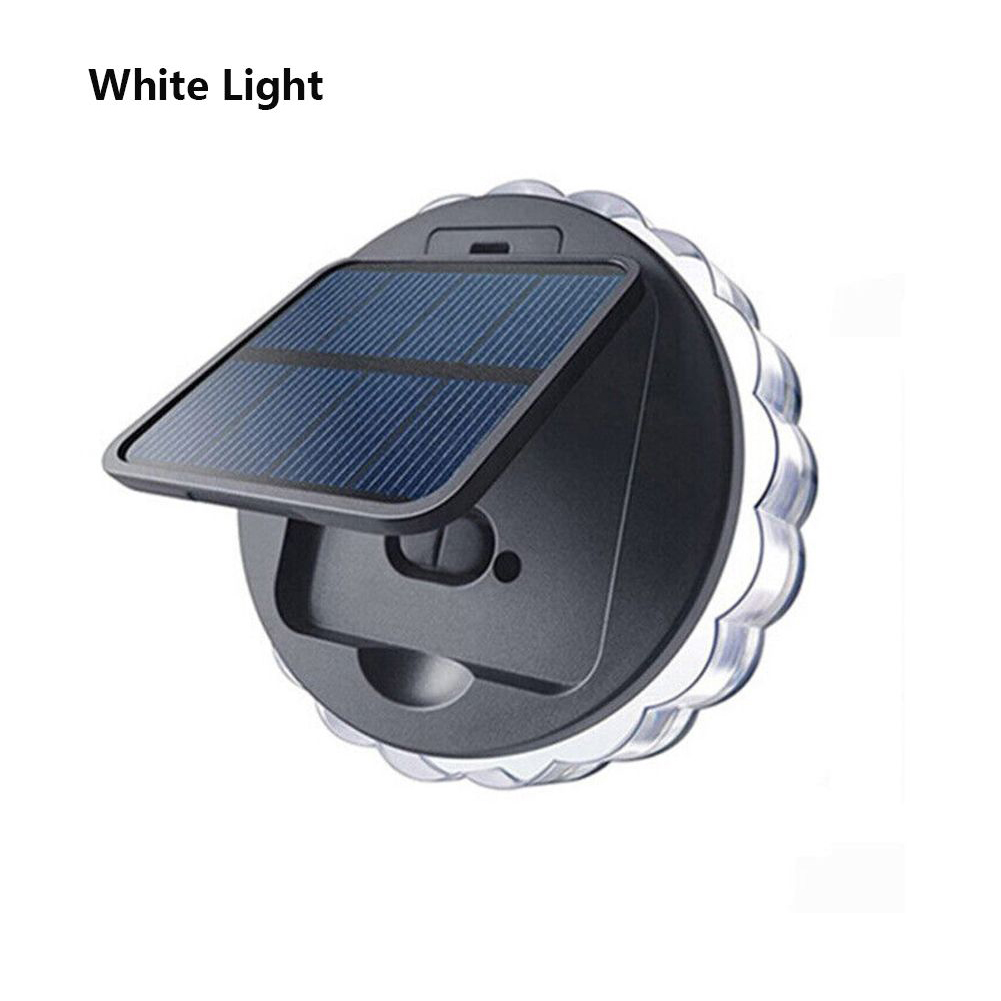 Led Solar Wall Lamp Petal Shaped 8 Modes 90 Degree Adjustable Outdoor Lighting