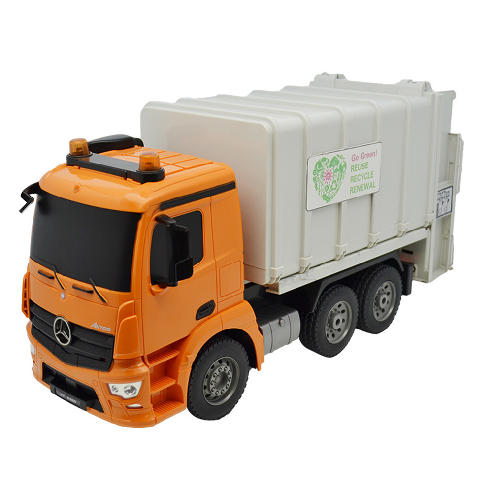 2.4g Remote  Control  Garbage  Truck  Toy Simulation Charging Cleaning Engineering Sanitation Vehicle Model Gifts For Boys Children