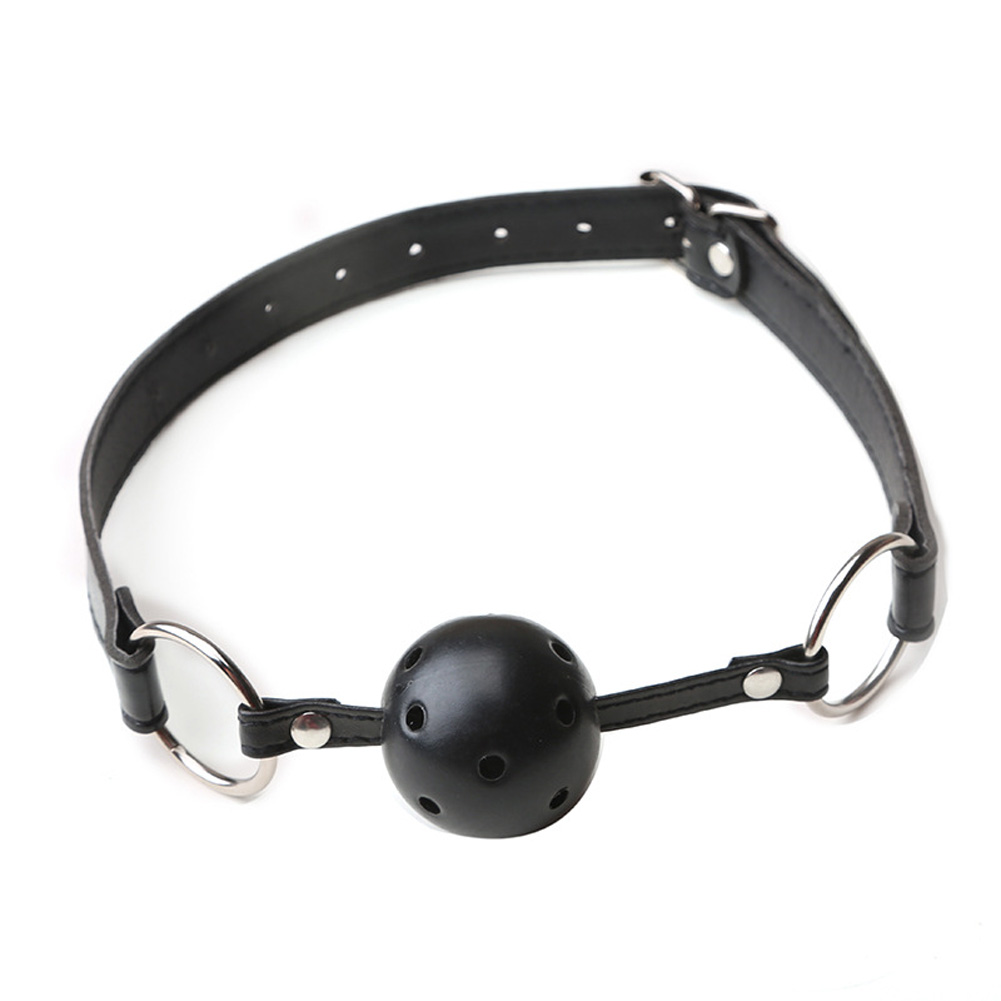 Wholesale Slave Harness Ball Gag Bdsm Bondage Fetish Mouth Restraints Sm Sex Toy Black From China