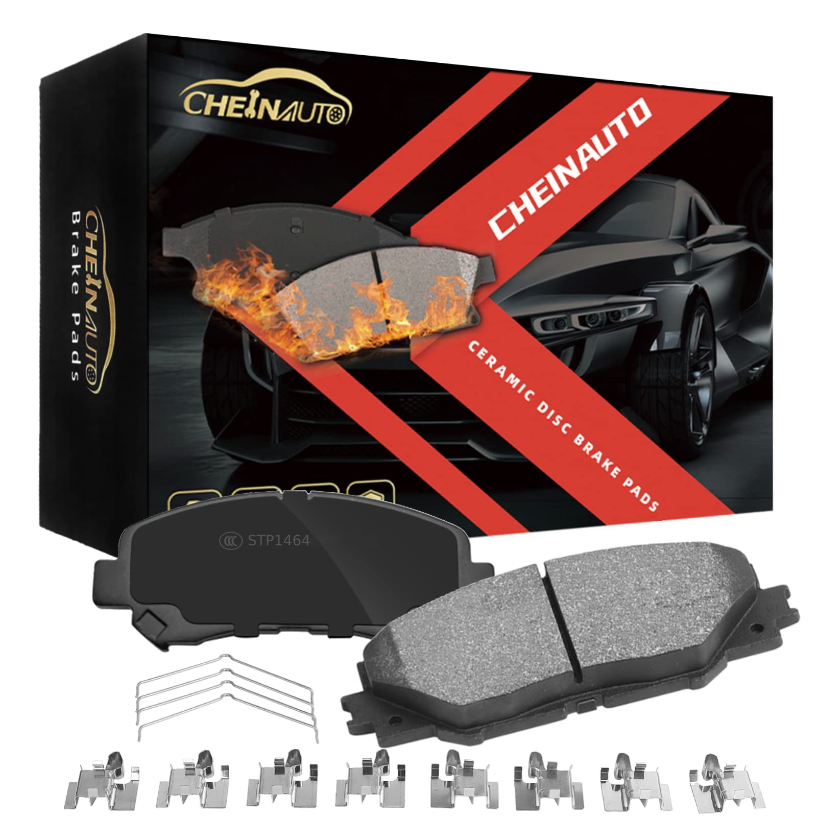 Game-Changer US CHEINAUTO Premium Ceramic Disc Rear Brake Pads Set For 2007-13 Acura MDX