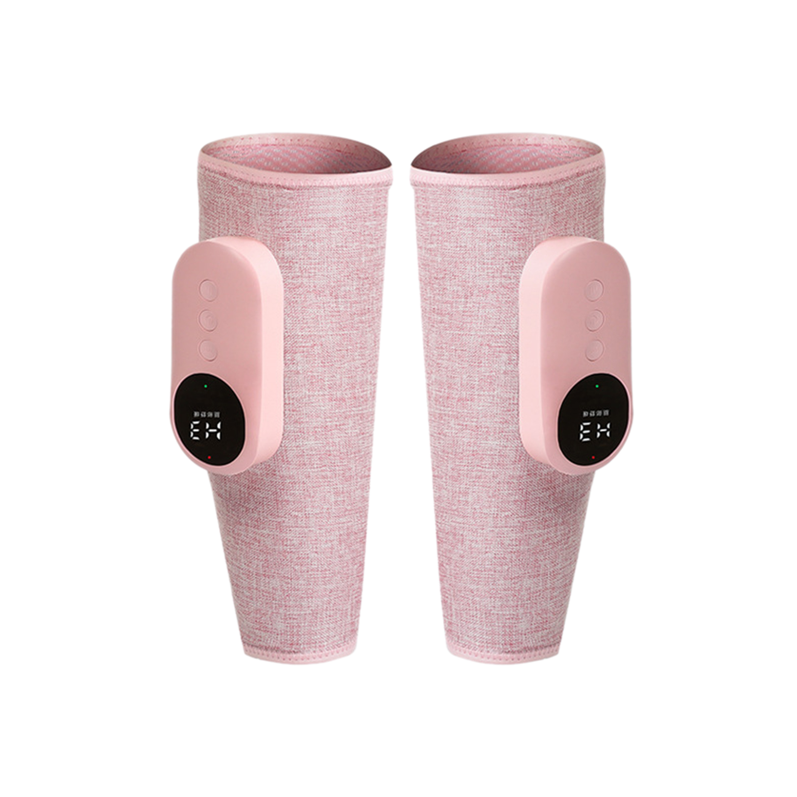 Leg Massager, Air Compression Calf Massager 3 Modes 3 Intensities, Wireless Air Compression Calf Massager For Leg Pain Relief，Circulation, Muscles Relaxation (Both Feet) Pink English manual