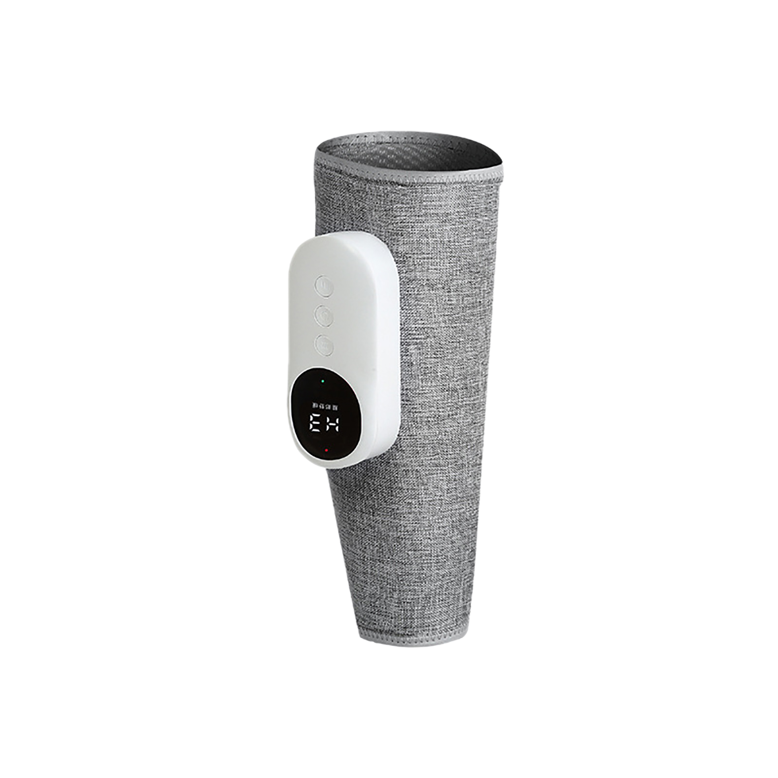 Leg Massager, Air Compression Calf Massager 3 Modes 3 Intensities, Wireless Air Compression Calf Massager For Leg Pain Relief，Circulation, Muscles Relaxation (single leg) gray English manual