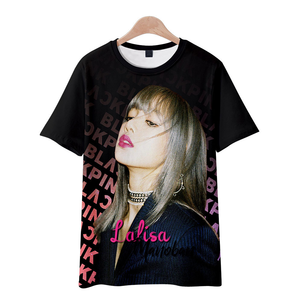 Wholesale Men Women Blackpink Girls 3D Digital Printing Fashion