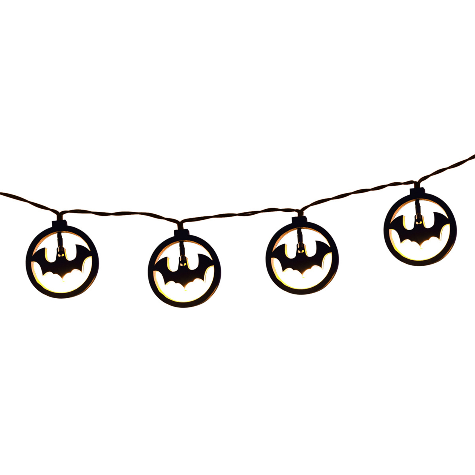 Halloween LED String Lights Weatherproof Battery Powered Halloween Decorations For Indoor Outdoor Tree Yard Garden Porch colorful bat