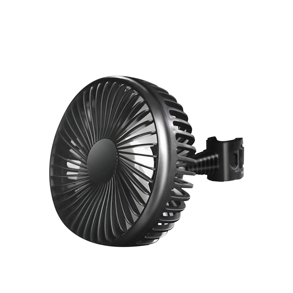 USB Powered Car Mini Fan, 3 Speeds Adjustable Powerful Airflow Single Head Cooling Fan, Low Noise Motor Cooler Cooling Fan, For Sedan SUV RV Boat Chair back