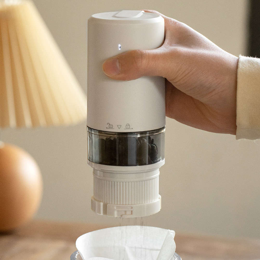 Portable Electric Grinder USB Rechargeable Adjustable Coarseness Coffee Grinder
