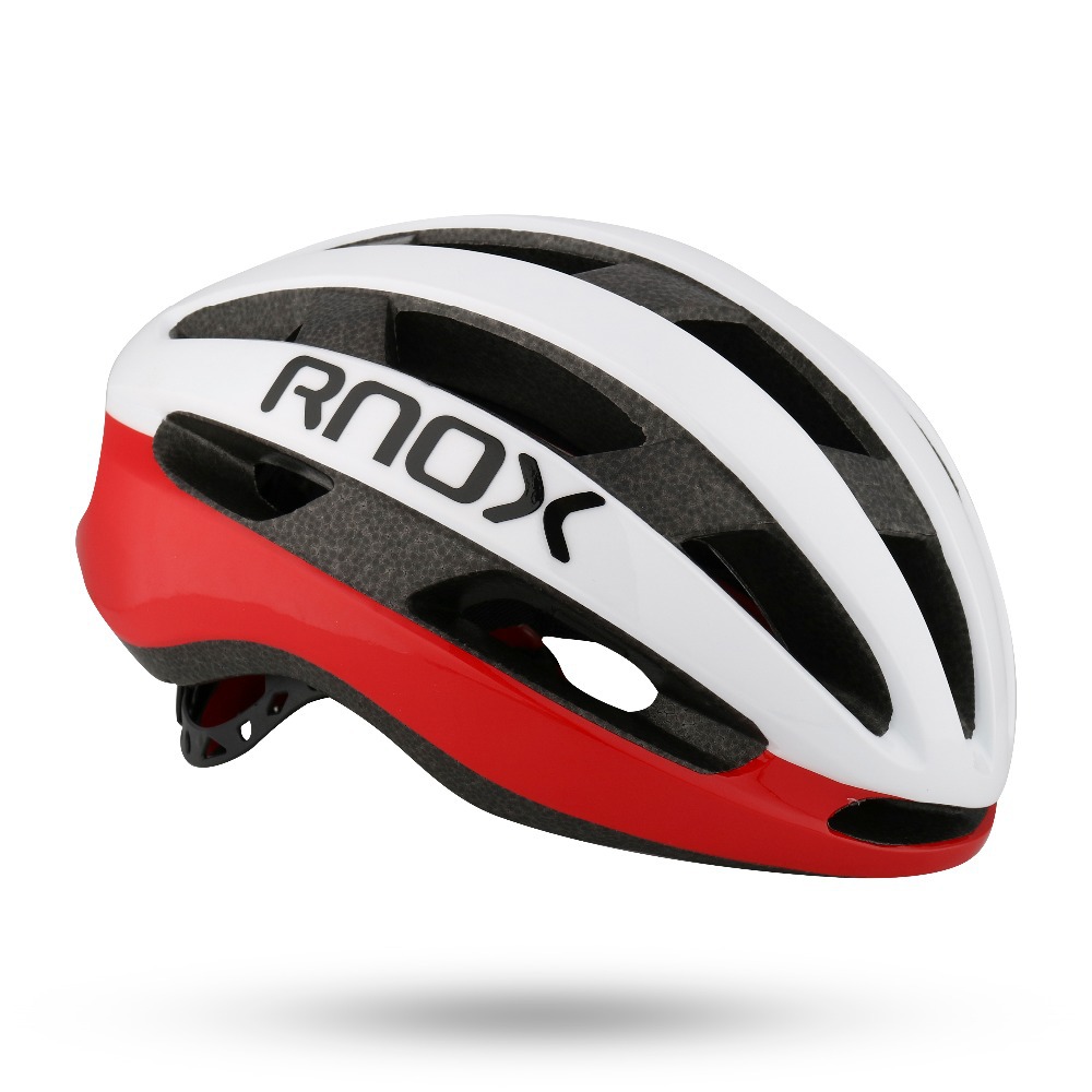 Professional Bicycle Helmets For Both Men And Women Integrated Road Bike Helmet White Red_M