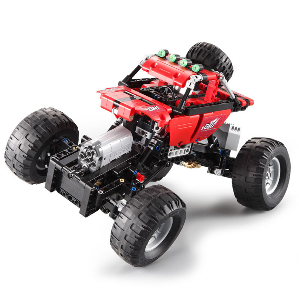 Building Blocks Remote  Control  Car  Toys Suspension System + High-horsepower Motor Climbing Off-road Vehicle Model Gifts For Kids C51041 building block off-road