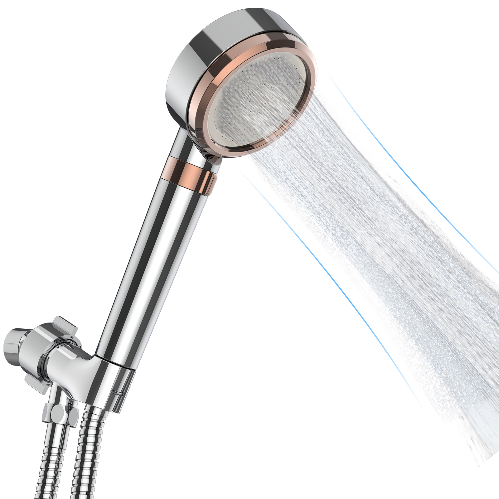 US GARVEE Filtered Shower Head High-Pressure Rainfall Showerhead Filter Beads
