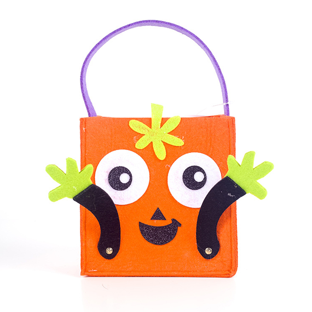 Wholesale Halloween Candy Felt Holder Bag,Square Cartoon Gift Hand Bag ...