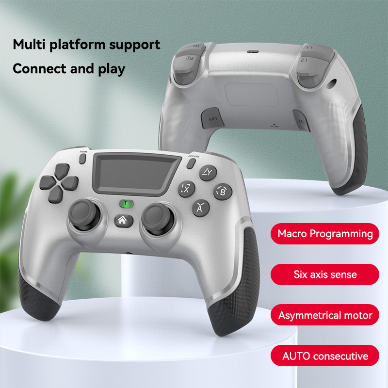 Wireless Bluetooth Gamepad Vibration 6-axis Console Controller Joystick for PS4