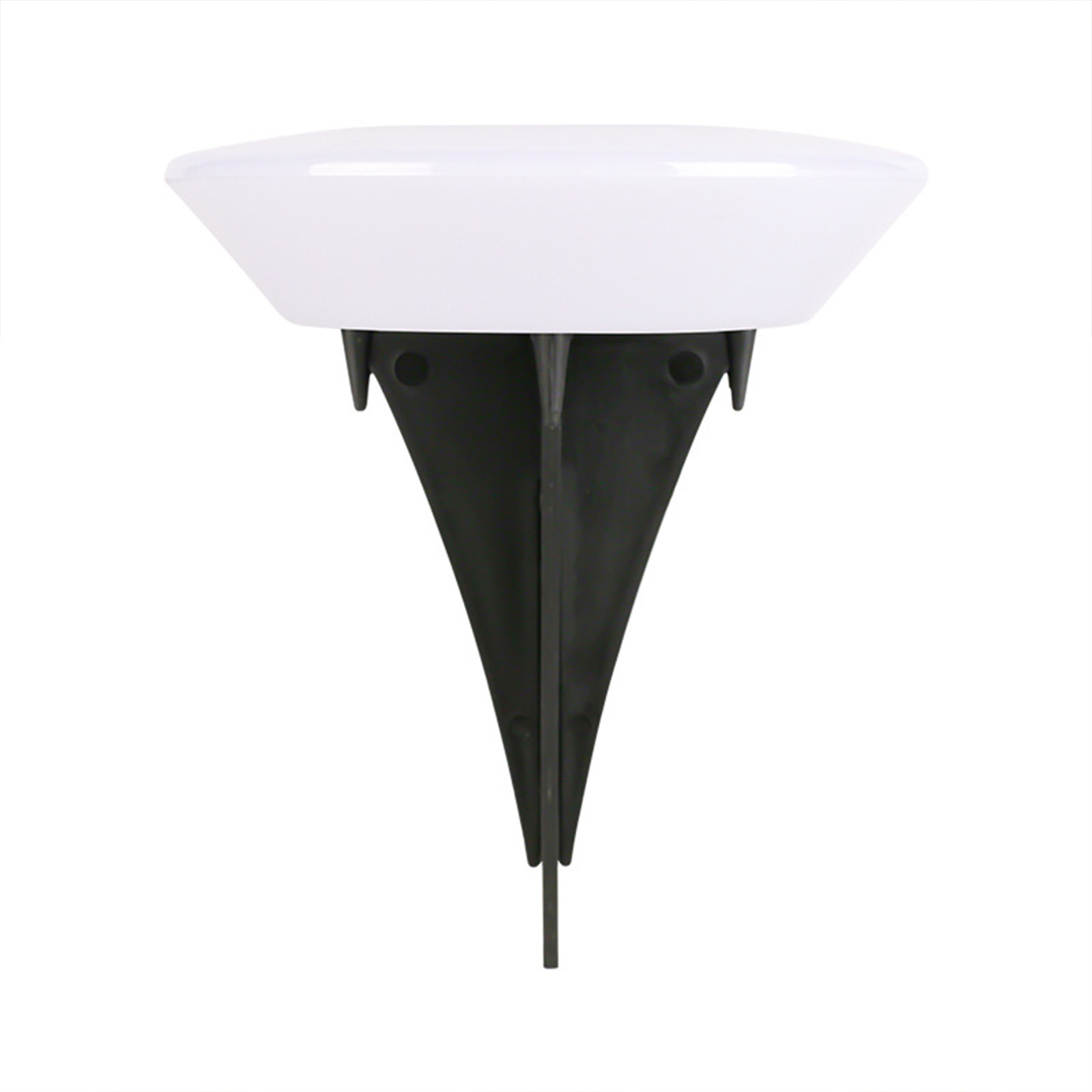 4pcs Solar Ground Light With 14 LED Beads Rechargeable Solar Panel Outdoor Solar Landscape Lights IP65 Waterproof Warm Light In-Ground Lamp