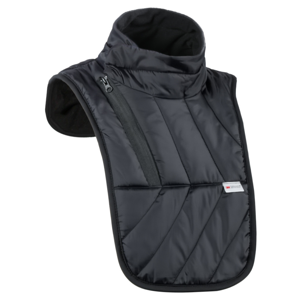 Motorcycle Neck Warmer Scarves For Men Women Windproof Winter Neck Scarf Chest Protector Riding Accessories L/XL (long style) black
