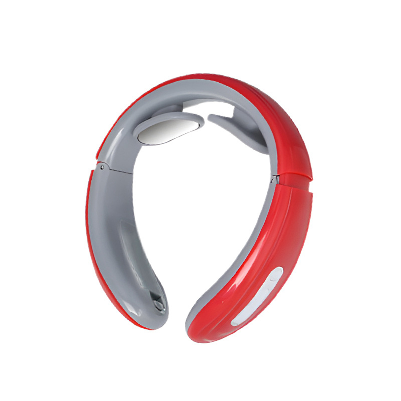 Wireless Heated Neck Massager With 3D Electrode Pads Intelligent Electric Pulse Simulate 6 Traditional Chinese Massage Methods For Grown-ups Pain Relief JT-500 red English packaging