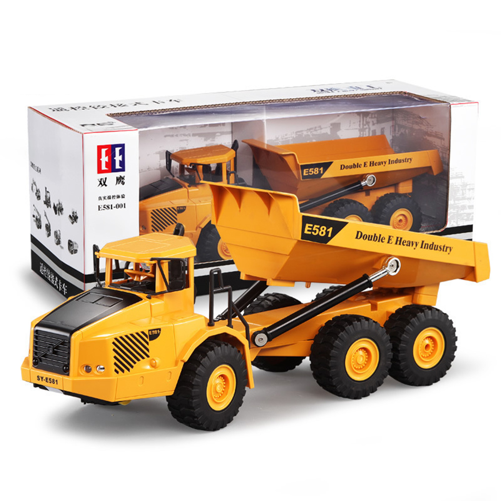 Remote  Control  Articulated  Tipper  Toys 2.4ghz Anti-interference Wireless Electric Dump Truck Transport Vehicle Model For Kids RC Articulated Dump Truck