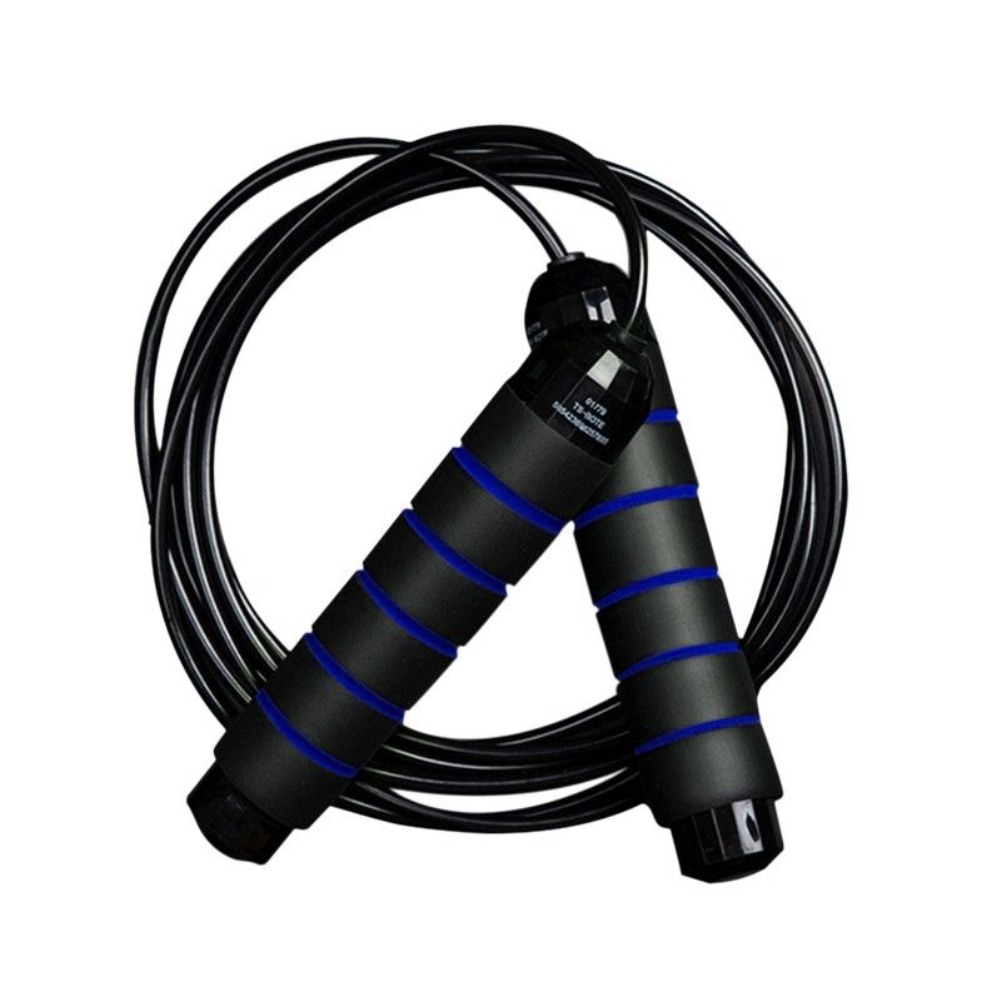 Wholesale Jump Rope Heavy Load Steel Wire Pvc Skipping Rope For Students Gym Fitness Training Black And Blue From China