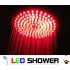  10  14 LED color changing shower heads with HOT  WARM  COLD water detection colors   This lighted shower head changes color with the temperature of the water  