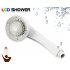  10  14 LED color changing shower heads with HOT  WARM  COLD water detection colors   This lighted shower head changes color with the temperature of the water  