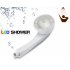  10  14 LED color changing shower heads with HOT  WARM  COLD water detection colors   This lighted shower head changes color with the temperature of the water  
