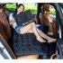  135   70CM  Car Inflatable Bed Cushion Adult Car Travel Large Parts Split foot black