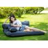  135   70CM  Car Inflatable Bed Cushion Adult Car Travel Large Parts Split foot black