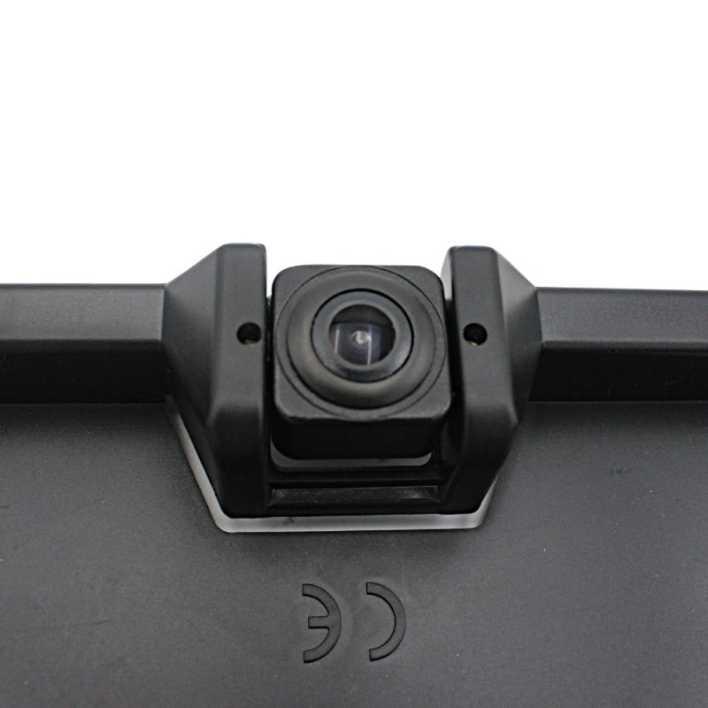 Eu Europe Car License Plate Frame Rear View Camera Car Parking Sensor Kit black