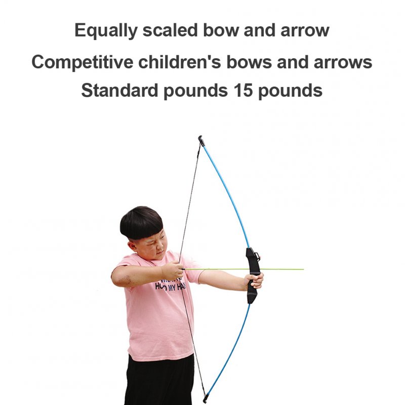 F021 Children Archery Bow Arrow Sets Fiberglass Practice Bow Competitive Entertainment Game 