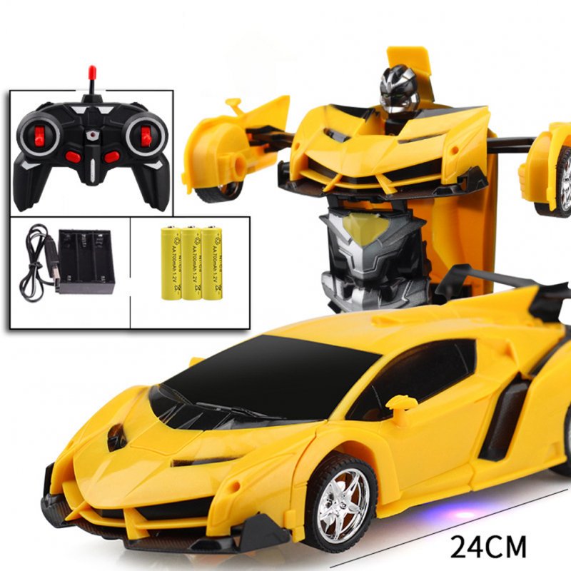 1:18 Remote Control Transforming Car Induction Transforming Robot RC Car Children Racing Car Model Charging 