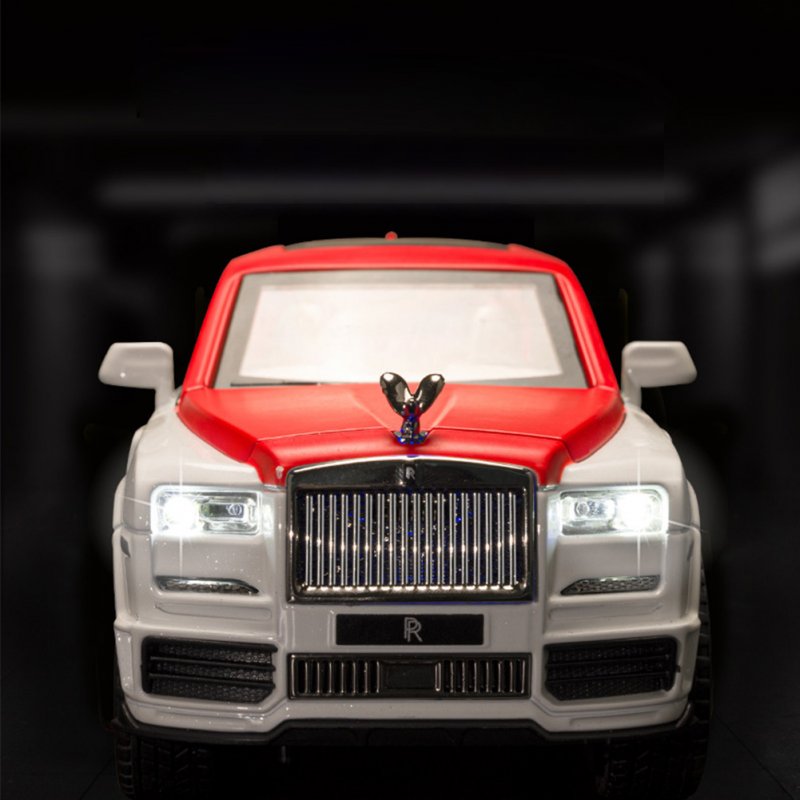 1:22 Mansory Cullinan Alloy Pull Back Car Diecast Simulation Car Model with Sound Light 