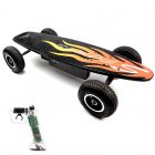  E Mountain Board  has an 800W Motor  36V 36000mAh Battery can go at 32KPH and carry 135KG Maximum Loads 