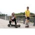  E Mountain Board  has an 800W Motor  36V 36000mAh Battery can go at 32KPH and carry 135KG Maximum Loads 