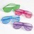  EU Direct  1 Pcs Glasses Creattive Shutters Style Party Wedding Bright Color Charming Night Club Concert Props colorful