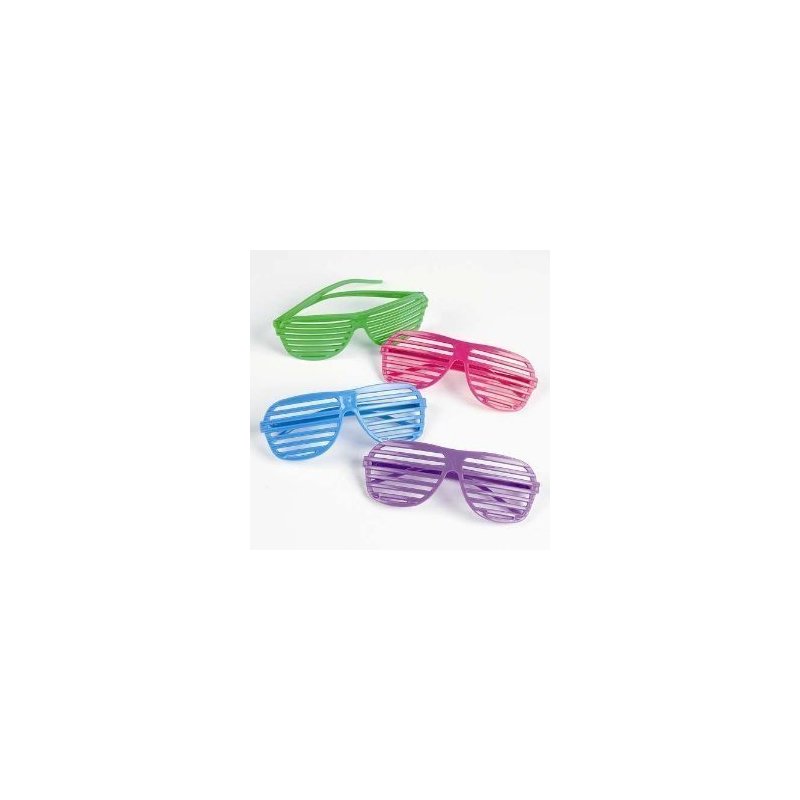 EU 1 Pcs Glasses Creattive Shutters Style Party Wedding Bright Color Charming Night Club Concert Props colorful