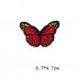  EU Direct  10 Colors Butterfly Patches for Clothing Iron on Embroidered Appliques Summer Clothes Fabric Badges DIY Apparel Accessories 6 7 4 7cm