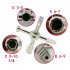  EU Direct  10 in 1 Multifunctional Cross Wrench Key Square Triangle Key for Train Electrical Elevator Cabinet Valve