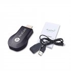 [EU Direct] 1080P AnyCast WiFi Display Receiver 2.4G HDMI DLNA Airplay Miracast TV Dongle Black