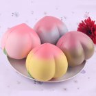  EU Direct  10cm PU Artificial Lifelike Simulation Big Squishy Charm Slow Rise Peach Decoration Toy Random Color