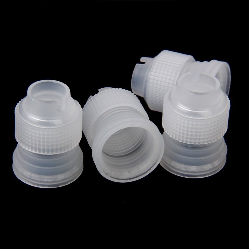 [EU Direct] 10pcs Coupler Adaptor Icing Piping Nozzle Bag Cake Flower Pastry Decoration Tool Small Size